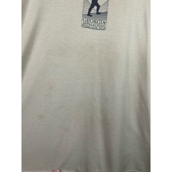 Duofold Yellow Tan Georgia Appalachian Trail Club Logo Long Sleeve Tee Size L - Picture 3 of 6